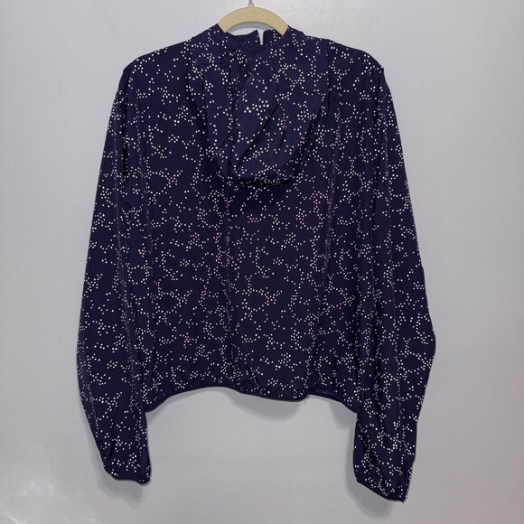 Nike Dri-FIT Running Jacket size L Deep Purple & White Lightweight Outerwear - Picture 4 of 7